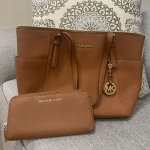 Michael Kors purse with wallet